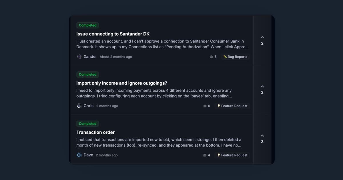 Feedback